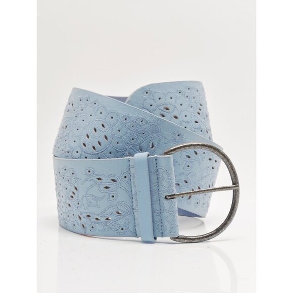 FREE PEOPLE Laurel Hip Belt   Chambray